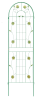 2 Pack Metal Garden Trellis 71" x 19.7" Rustproof Trellis for Climbing Plants Outdoor Flower Support Green