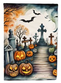 Day of the Dead Spooky Halloween Garden Flag Mailbox Flag Decorative Yard Flag Banner Outside Patio Artwork Yard Flower Beds, Garden Size, Multicolor