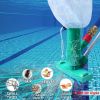 Portable swimming pool vacuum jet underwater cleaner with brush, bag (excluding garden hose), suitable for above ground swimming pools, spa centers