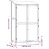 Garden Shed Anthracite 40.2"x20.5"x68.7" Solid Wood Fir