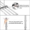 VEVOR Lawn Leveler Tool 17 x 10 in, Lawn Leveling Rake with 77 in Long Handle, Soil Leveling Tool Stainless Steel