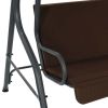 Garden Swing Bench Coffee 66.9"x43.3"x60.2"