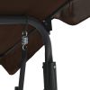 Garden Swing Bench Coffee 66.9"x43.3"x60.2"