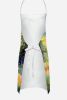 Montana Bitterroot in Watercolor Apron Cooking Kitchen Server Baking Crafts Gardening for Adult Women Men, Unisex, Large, Multicolor