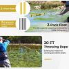 Floating Weed Lake Rake 36' Aquatic Pond Weed Cutter with Foam Floats