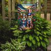 All American Chihuahua Garden Flag Mailbox Flag Decorative Yard Flag Banner Outside Patio Artwork Yard Flower Beds, Garden Size, Multicolor