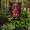 English Toy Spaniel Holiday Christmas Garden Flag Mailbox Flag Decorative Yard Flag Banner Outside Patio Artwork Yard Flower Beds, Garden Size