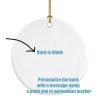 Pond Slider Turtle Merry Christmas Ceramic Ornament Christmas Tree Hanging Decorations for Home Christmas Holiday, Party, Gift, 3 in, Multicolor