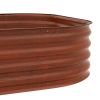 Outsunny 3-Tier Galvanized Steel Raised Garden Bed Kit, 62.25" x 43" x 32.25", 3 Combining Planter Boxes with Rubber Strip Edging