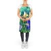 Tennessee Iris in Watercolor Apron Cooking Kitchen Server Baking Crafts Gardening for Adult Women Men, Unisex, Large, Multicolor