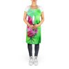 Vermont Red Clover in Watercolor Apron Cooking Kitchen Server Baking Crafts Gardening for Adult Women Men, Unisex, Large, Multicolor