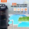 VEVOR Cartridge Pool Filter, 325Sq. Ft Filter Area Inground Pool Filter